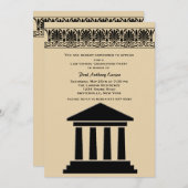 法廷卒業党招待状 招待状 (正面/裏面)