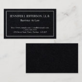 法廷弁護士の名刺 名刺 (正面/裏面)
