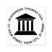 法廷弁護士法廷裁判官NF氏名 セルフインキングスタンプ (デザイン)