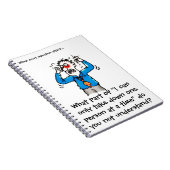 法廷記者が攻撃する時おもしろい(人) ノートブック (右側)