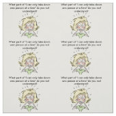 法廷記者が編集可能文字の技術を攻撃する時 ファブリック (見本)