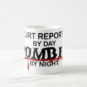 法廷記者のゾンビ コーヒーマグカップ (中央)