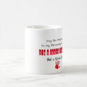 法廷記者の拾い読みの歴史のマグ コーヒーマグカップ (中央)