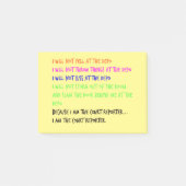 法廷記者の気性の癇癪の付箋 ポストイット (正面)