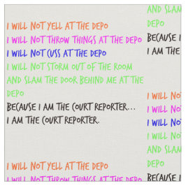 法廷記者の気性の癇癪の技術DIYの生地 ファブリック