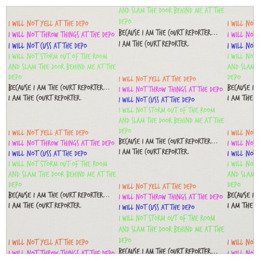 法廷記者の気性の癇癪の技術DIYの生地 ファブリック (見本)