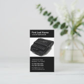 法廷記者のsteno機械縦のカスタム・カード 名刺 (スタンド正面)