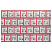 法廷記者学生225の制限速度の印 ファブリック (ファットクウォーター)