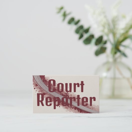 法廷記者 名刺 (スタンド正面)