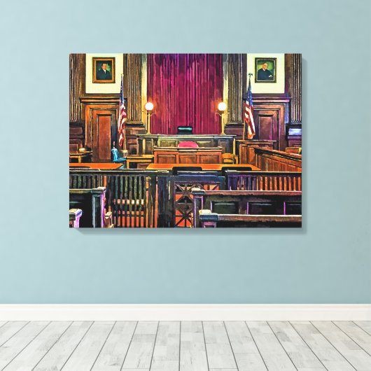 法廷 キャンバスプリント (インサイチュ (ウッドフロア))