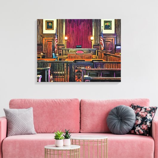 法廷 キャンバスプリント (インサイチュ (リビング))
