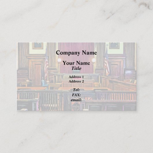 法廷 名刺 (正面)