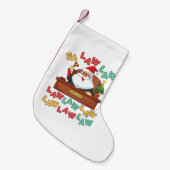 法弁護士クリスマスサンタ判事 スモールクリスマスストッキング (正面 (吊り時))