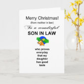 法律おもしろいの息子 カード (黄色い花)