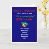 法律おもしろいの息子 カード (黄色い花)