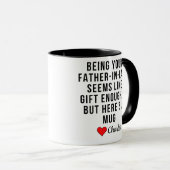 法律おもしろいの父 マグカップ (正面右)