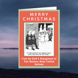 法律おもしろいテーマクリスマスカードとQRコード シーズンカード