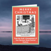 法律おもしろいテーマクリスマス シーズンカード