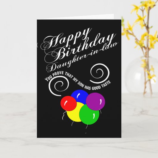 法律おもしろいハッピーバースデー願いの娘 カード (黄色い花)