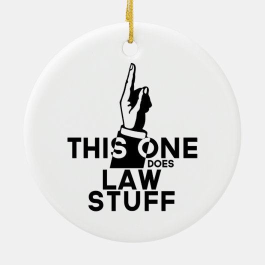 法律おもしろいヴィンテージ – 弁護士パラリーガルこの1つ セラミックオーナメント (裏面)