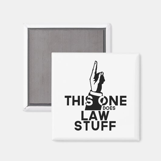 法律おもしろいヴィンテージ – 弁護士パラリーガルこの1つ マグネット (正面/裏面)