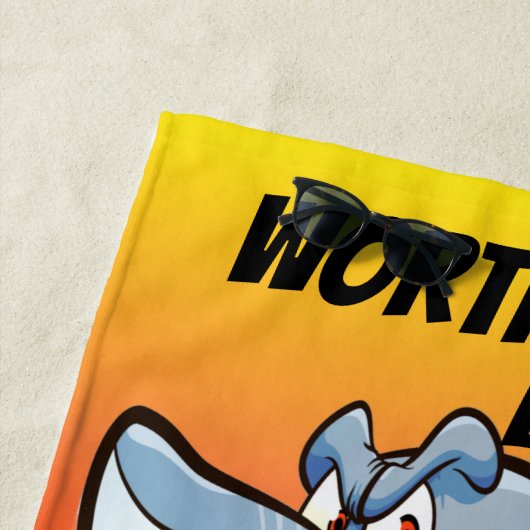 法律おもしろい会社版 ビーチタオル (インサイチュ)