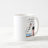 法律おもしろい漫画の裁判官が上級裁判所によって逆転 コーヒーマグカップ (正面右)