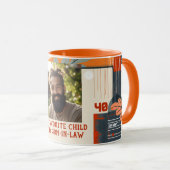 法律お気に入りのの息子誕生日クール写真Mag 003 マグカップ (正面右)