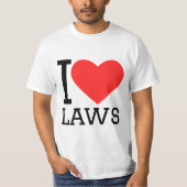 法律が好き Tシャツ (正面)
