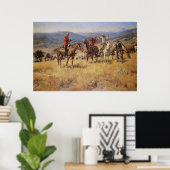 法律がCM Russellによってチャンスの端を鈍くする場合 ポスター (ホームオフィス)