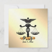 法律と医学のユニオン イエロー ローズ 招待状 (裏面)