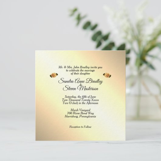 法律と医学のユニオン イエロー ローズ 招待状 (スタンド正面)