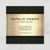 法律と注文のロゴ | 弁護士 スクエア名刺 (裏面)