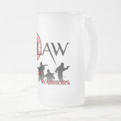 法律によって曇らされるビールガラス フロストグラスビールジョッキ (正面右)