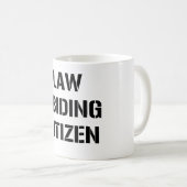 法律に従う国民のマグ コーヒーマグカップ (正面右)
