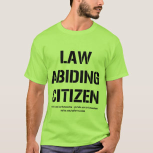 法律に従う国民の基本的なTシャツ Tシャツ