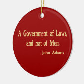 法律のオーナメントの政府 セラミックオーナメント (左)