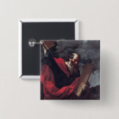 法律のタブレットを持つモーゼ 缶バッジ (正面&裏面)