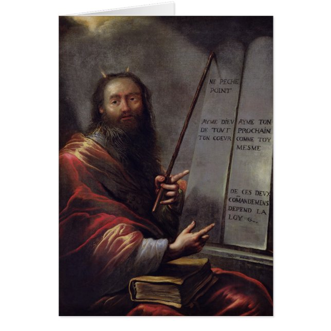 法律のモーゼそしてタブレット (正面)