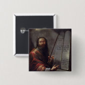 法律のモーゼそしてタブレット 缶バッジ (正面&裏面)