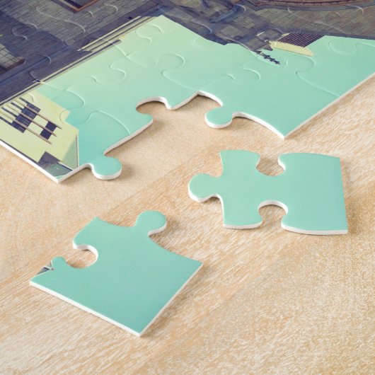 法律の北のイリノイの大学付属 ジグソーパズル (側面)