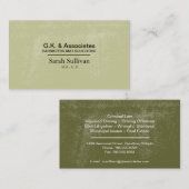 法律の名刺-シンプルな質弁護士の弁護士 名刺 (正面/裏面)