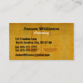 法律の名刺 名刺 (裏面)