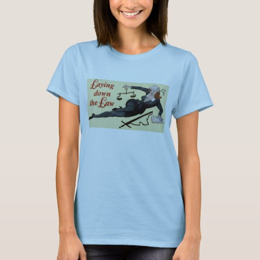 法律の女性のTシャツを置くこと Tシャツ (正面)