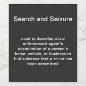 法律の定義 ワインラベル (シングルラベル)