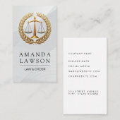 法律の封印 | ジャスティス 名刺 (正面/裏面)