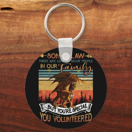 法律の息子の多くの人々が志願素晴らしした キーホルダー (正面)