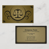 法律の洗練 名刺 (正面/裏面)