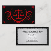 法律の洗練 名刺 (正面/裏面)