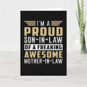 法律の父親の息子が法律の訴えの贈誇りを持った与アイディア カード (正面)